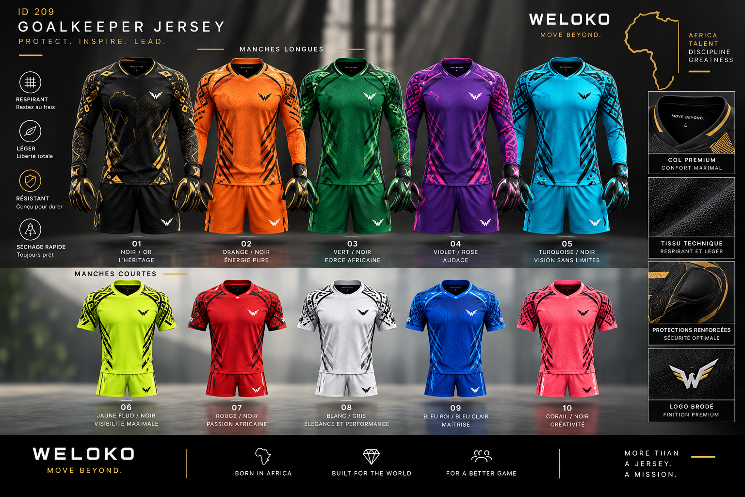 Goalkeeper Jersey WELOKO