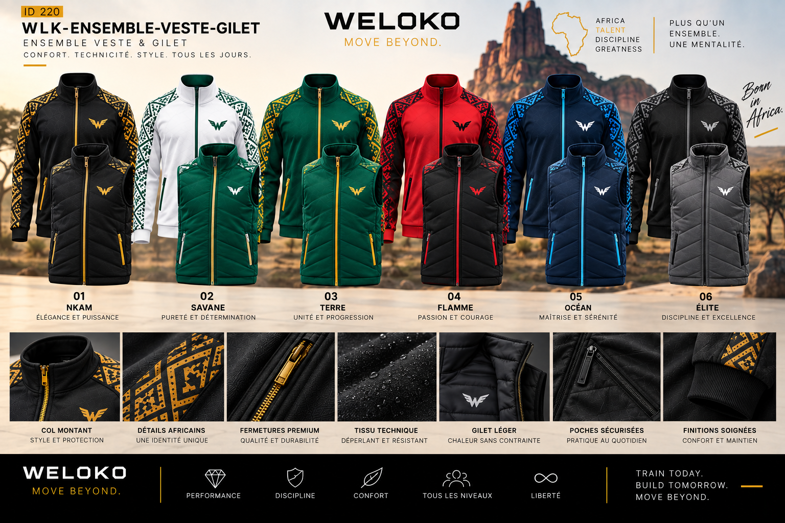 Ensemble Veste et Gilet WELOKO