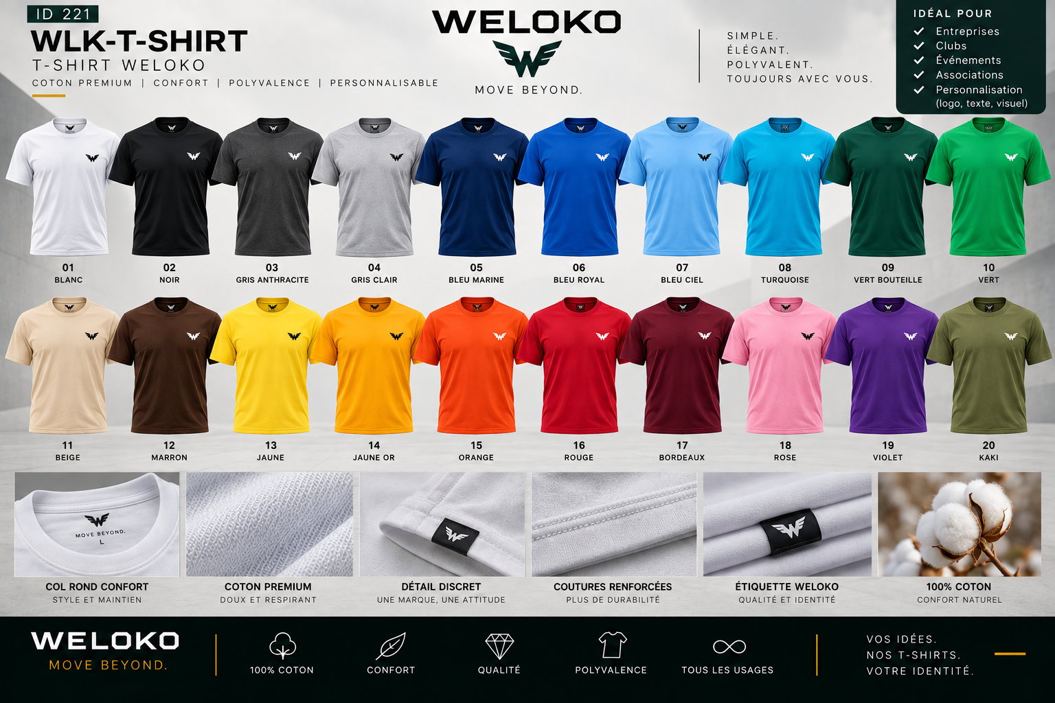 T-shirt WELOKO Premium Cotton