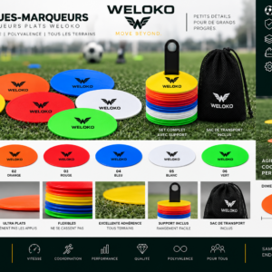 Disques marqueurs plats